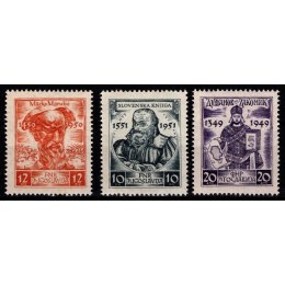 1951 - Jugoslavien  - AFA 659-61 - Frimærke - Postfrisk.